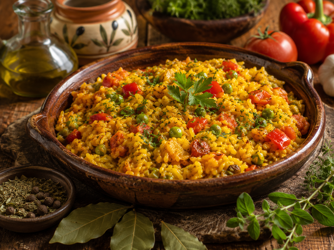 Spanischer Reiszauber – aromatischer Reis mit mediterranen Gewürzen