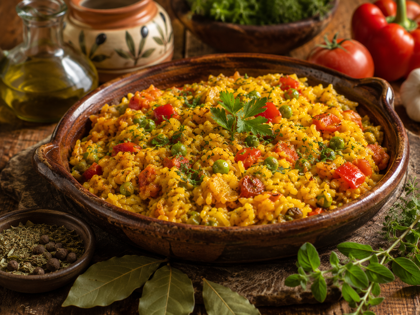 Spanischer Reiszauber – aromatischer Reis mit mediterranen Gewürzen