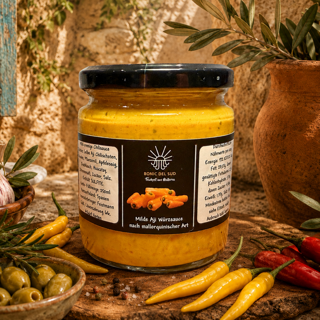 Gelbe "Aji Würzsauce" (mild)