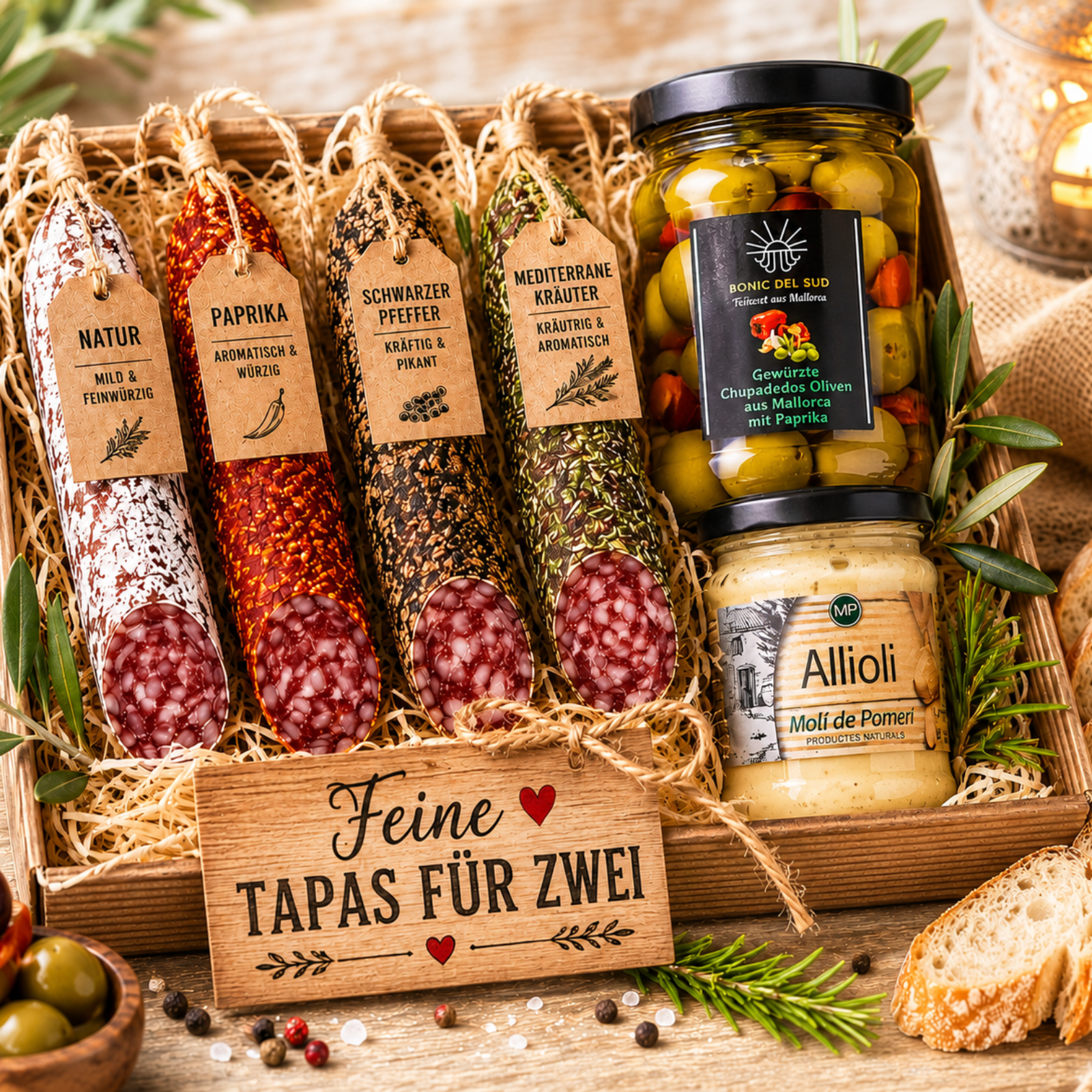 Fuet Salami Set "Inca"