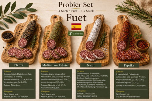 Fuet Salami Set "Sineu" 4 Stück