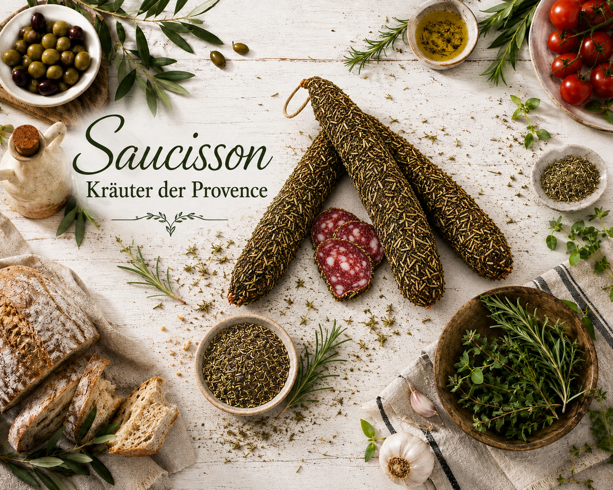 Saucisson Kräuter der Provence - Frankreich