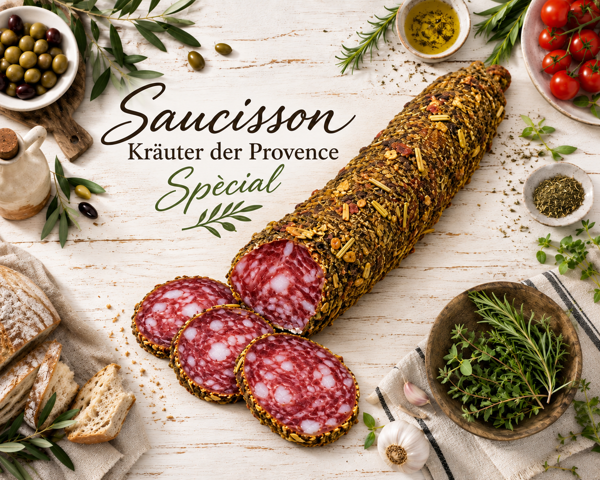 Saucisson Kräuter der Provence Spècial - Frankreich
