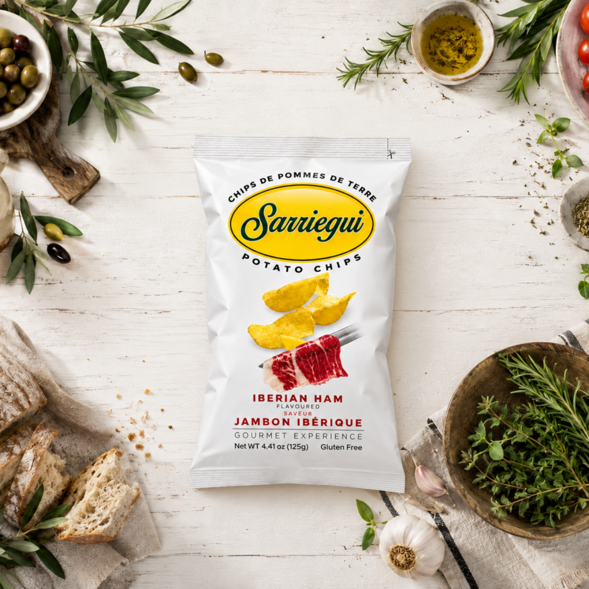 Kartoffel Chips Schinken - Spanien